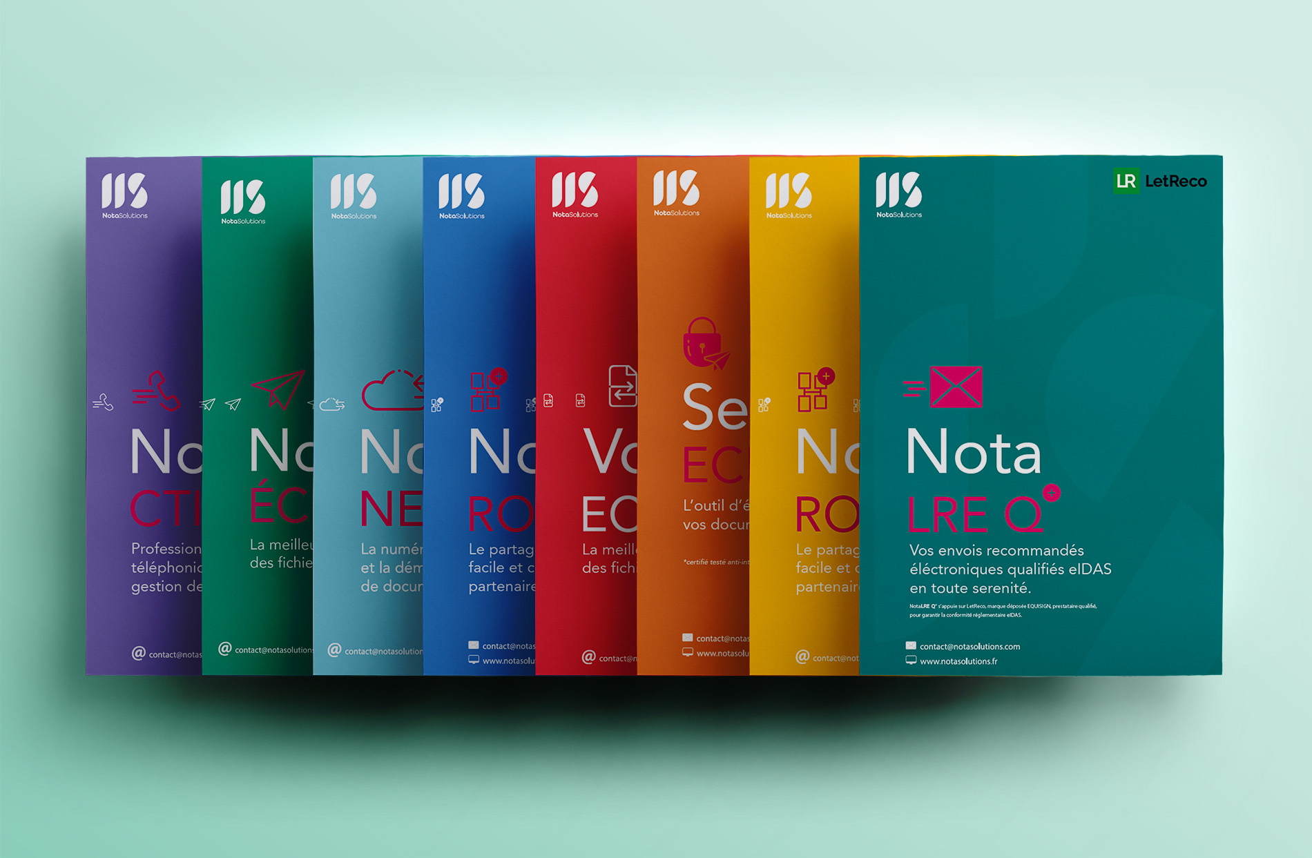 Charte graphique UX design logiciels NotaSolutions