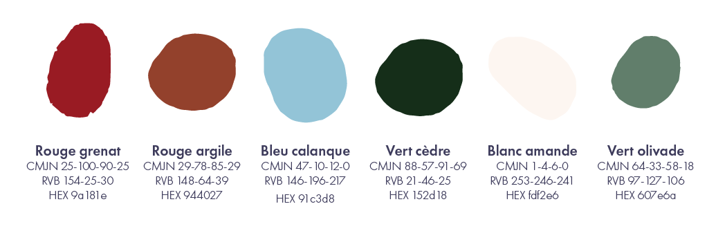 Couleurs Identité visuelle logo Sacré Coeur