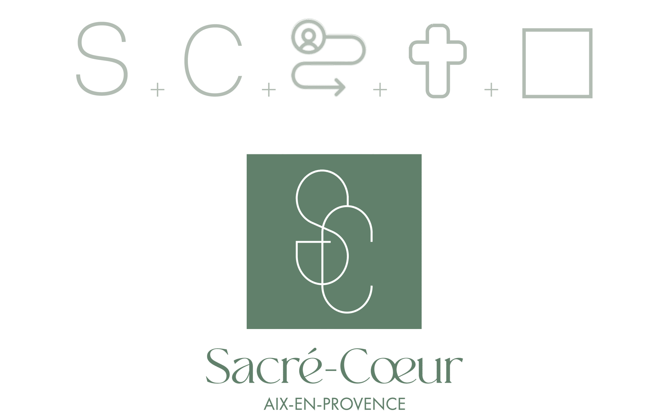 Identité visuelle logo Sacré Coeur