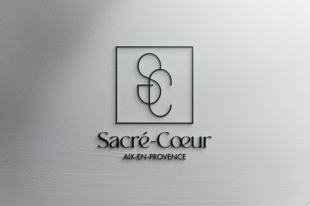Logo mural Identité visuelle logo Sacré Coeur