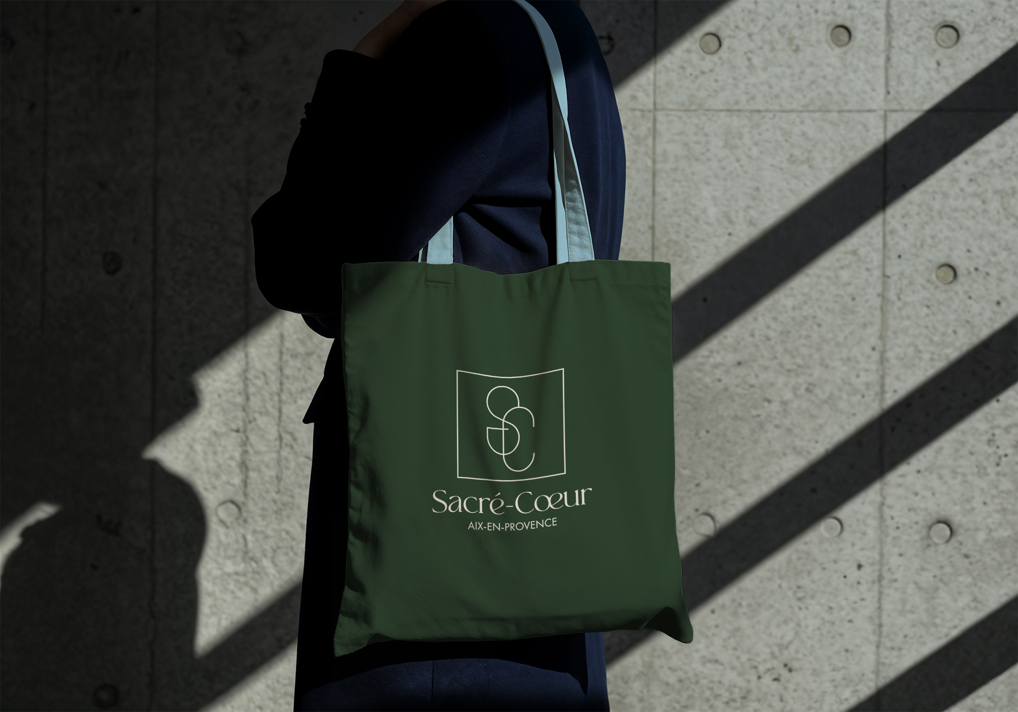 Tote Bag Identité visuelle logo Sacré Coeur